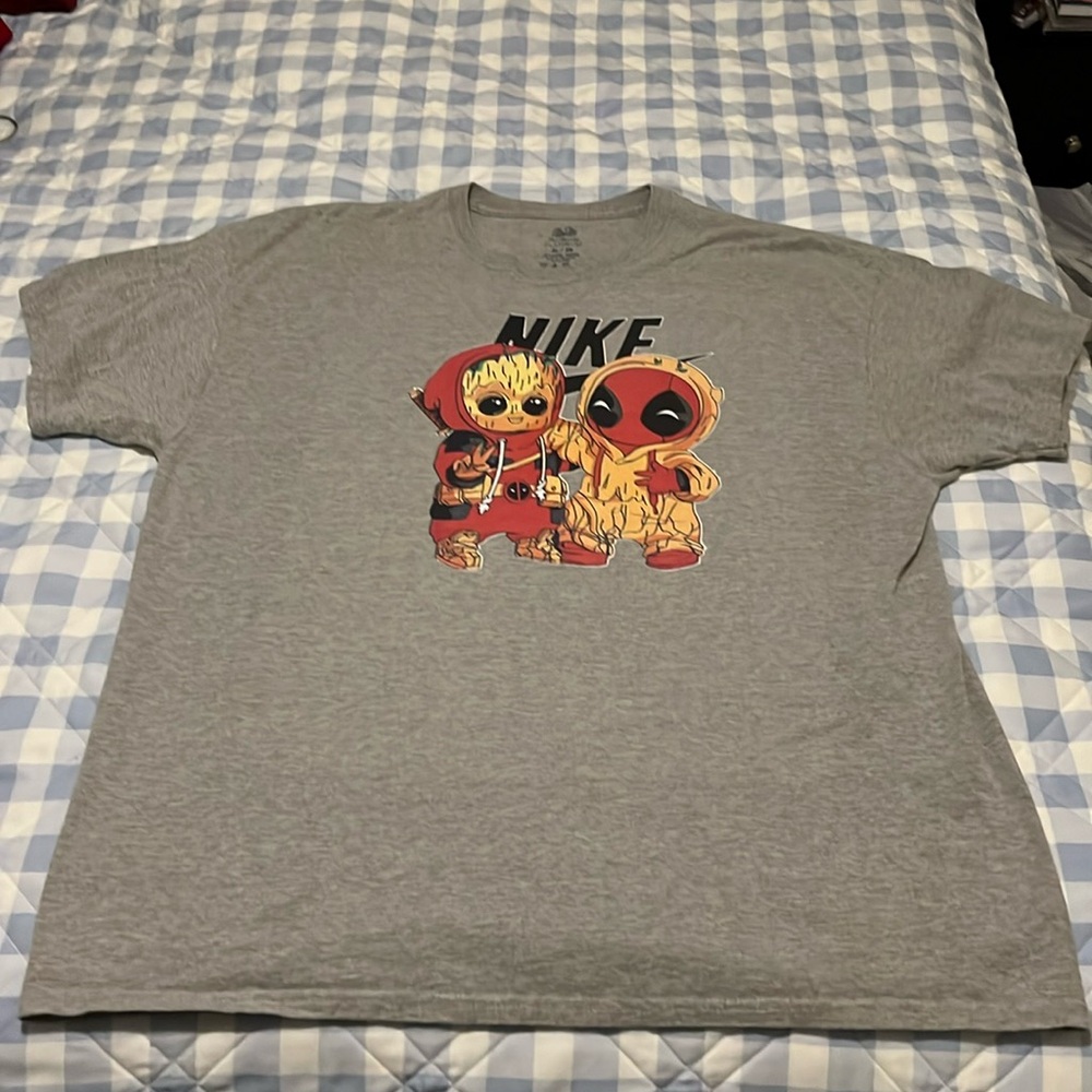 Marvel Deadpool and Groot T-shirt